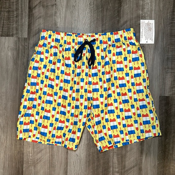 U.S. Surf Club Patriotic Popsicle Swim Trunks - Small - Picture 1 of 8